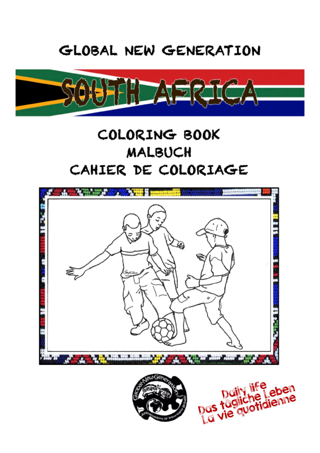 Südafrika Malbuch, das alltägliche Leben - Download